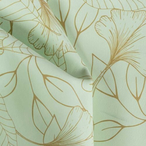 fleurs printed leather